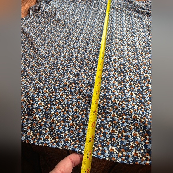 Shaquille O'Neal Floral Button-Up Shirt Big & Tall Size XLG 19 34/35 2153R - Picture 7 of 9